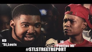 KD vs JC CLASSIC BATTLE Hosted by Aye Verb amp Hitman Holla STLSTREETREPORT [upl. by Novyaj]