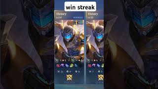 Mobile legends win streak mobilelegends mlbbcreatorcamp mlbb [upl. by Fayth]