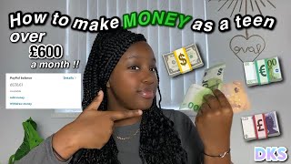 How to make FAST  EASY money as a teen 121314 [upl. by Grider]