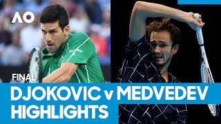 Novak Djokovic vs Daniil Medvedev Match Highlights F  Australian Open 2021 [upl. by Sualokcin]