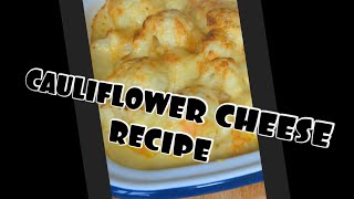 budget friendly cauliflower cheese recipe 😋 [upl. by Ennobe]