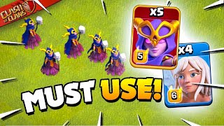 TH12 Zap Super Witch Attack Strategy 2024  Best Town Hall 12 Super Witch Army  Clash Of Clans [upl. by Delwin]