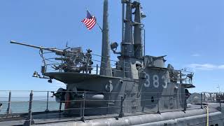 USS PAMPANITO SS383 WW2 SUBMARINE MUSEUM [upl. by Eyanaj]