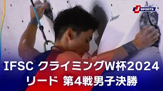 【ハイライト】IFSC クライミングワールドカップ 2024 リード 第4戦 男子決勝 ブリアンソンフランス climbing [upl. by Eedoj]