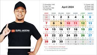 Kalender April 2024 [upl. by Jacquetta]