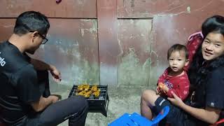 Papari amp Didini Home bbq chicken barbeque fun familytime familyvlog 🤍 [upl. by Nnahs542]