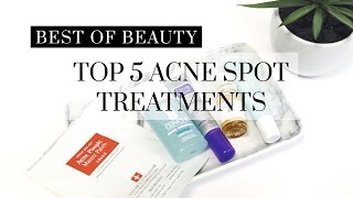 Top 5 Best Acne Spot Treatment Products  LookMazing [upl. by Cullin]