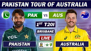 PAKISTAN vs AUSTRALIA 1st T20 Match LIVE COMMENTARY  PAK vs AUS T20 MATCH LIVE [upl. by Kaplan584]