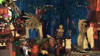 Return of the Jedi Ewok village Lego stop motion video [upl. by Atiuqad]