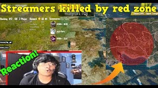 When Streamers get killed by Red Zone and Their Reactions [upl. by Sixel686]