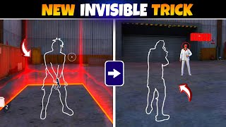 Invisible Trick How To Invisible In Free Fire  New Update [upl. by Nitsraek]