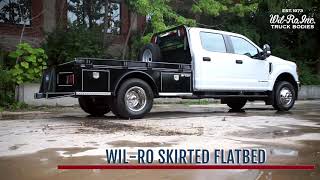 WilRo Skirted Flatbed  The Highest Quality Flatbed On the Market [upl. by Nala878]