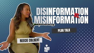 Disinformation v Misinformation with Reecie Colbert [upl. by Wolf518]