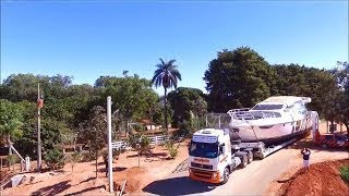 Lancha do Cantor Gusttavo Lima  Maior transporte realizado para CapitólioMG  Gravado por Drone [upl. by Esor]