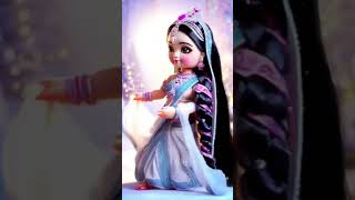 Shri Radhe Radhe Barsane Wali Radheshortsvideo song cute bhojpuri love radenrakha [upl. by Anai872]