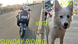 SUNDAY RIDING WITH DOGY  KARTIK RIDER [upl. by Hillegass]