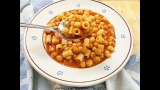 Pasta e Ceci  Chickpeas Rossellas Cooking with Nonna [upl. by Rahsab]