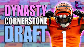 Dynasty Assets to Build Around  Cornerstone Mock Draft Dynasty Fantasy Football Superflex Rankings [upl. by Idnem]