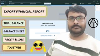 Export Financial Report Together in a Single Click  anuragtiwari7149 [upl. by Anivle513]