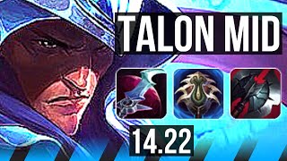 TALON vs KASSADIN MID  7k comeback 50k DMG Rank 13 Talon  BR Challenger  1422 [upl. by Adil]