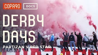 The Most Intense Atmosphere in Football  Partizan v Red Star  Derby Days [upl. by Yensehc938]