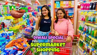 🪔Diwali Special Cheapest Super Market Shopping for New House 🏠 Bindass Kavya Diwali Celebration [upl. by Chatav]