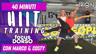 HIIT TRAINING con Marco amp Costy  focus dorso [upl. by Annig]