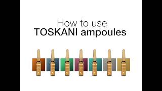 TOSKANI Ampoules  How to use them in your beauty routine [upl. by Jeffry]