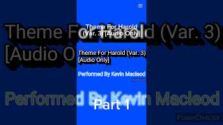 Theme For Harold Var 3 Audio Only  Part 1 Shorts Clips Part1 [upl. by Andrei699]