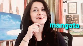 Word 102 Mångataetymology meaning pronunciation sentences A Word A Day Challenge 2021 [upl. by Neelya50]