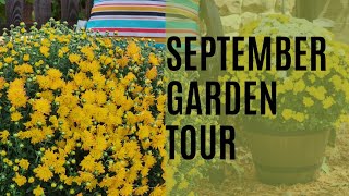 Garden Tour  September 2022  Mulching the garden Zone 9 [upl. by Graff447]