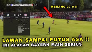 MENANG SAMPAI 270  Kenapa Bayern Munchen Main Serius Lawan Rottach Egern [upl. by Neehcas]