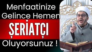 Menfaatinize Gelince Hemen Şeriatçı Oluyorsunuz [upl. by Qiratla]