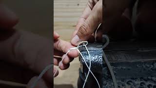 Great  The Best way to tie a Fish Hook for you shorts [upl. by Hekker307]