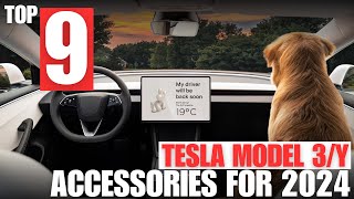 Top 9 Accessories For Model 3Y In 2024 Enhance Your Tesla Experience  Mighty Max [upl. by Eremahs674]