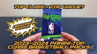 Top Class  Top Value  20232024 Panini Top Class Basketball Packs Opening amp Review [upl. by Izmar]