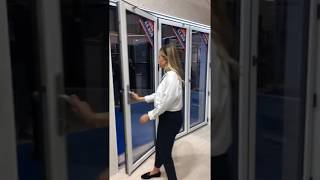 How to open a bifolding door with Quickslide [upl. by Enneibaf]