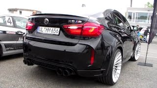 Hamann BMW X6M revs amp sounds HD [upl. by Yartnoed]