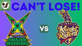 CPL Live Match Today Trinbago Knight Riders vs Guyana Amazon Warriors  Cricket WatchAlong [upl. by Petit]