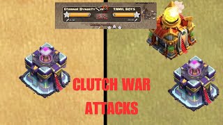 CLUTCH Clan War Attacks [upl. by Yzeerb]