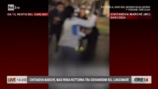 Civitanova Marche maxi rissa notturna tra giovanissimi  Ore 14 del 05012024 [upl. by Eelyk38]