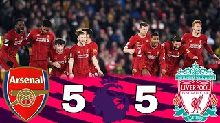 Liverpool 55 Arsenal 54 on pens ⚫ Carabao Cup  Round of 16 ⚫ Goals x Highlights [upl. by Ilbert]