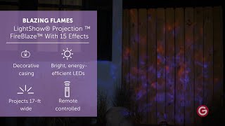 FIREBLAZE™ SPOTLIGHT WITH 15 PROGRAMS  LightShow® Projection™ [upl. by Niran]