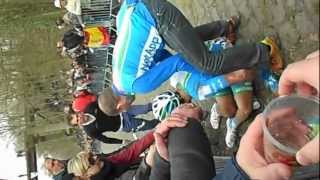 Paris Roubaix 2012 Arenberg crashmp4 [upl. by Jowett]