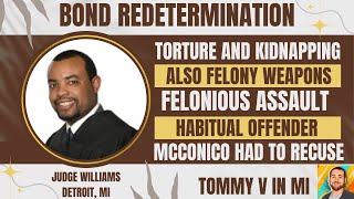 Torture kidnapping FA amp DV 2 million dollar bond redetermination Previous homicide conviction [upl. by Jevon]