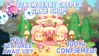 Strawberry Crepe’s Cake Shop🍰 Back From 2022  Cookie Run Kingdom [upl. by Lucretia]