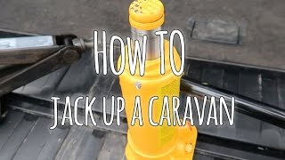 How to  Jack up a caravan safely [upl. by Nileek]