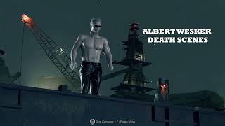 Shirtless Albert Wesker Death Scenes 2  Resident Evil 4 Remake [upl. by Myrwyn]