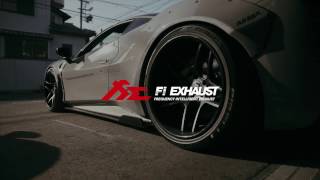 Worldwide 1st Ferrari 488 GTB x Fi Exhaust  Insane Sound  Liberty Walk widebody [upl. by Bourke]