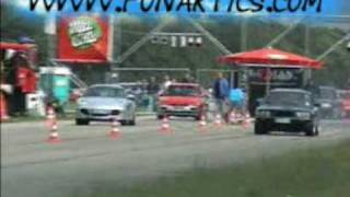 Audi 200 20V Turbo vs Porsche 14 mile [upl. by Ennalorac5]